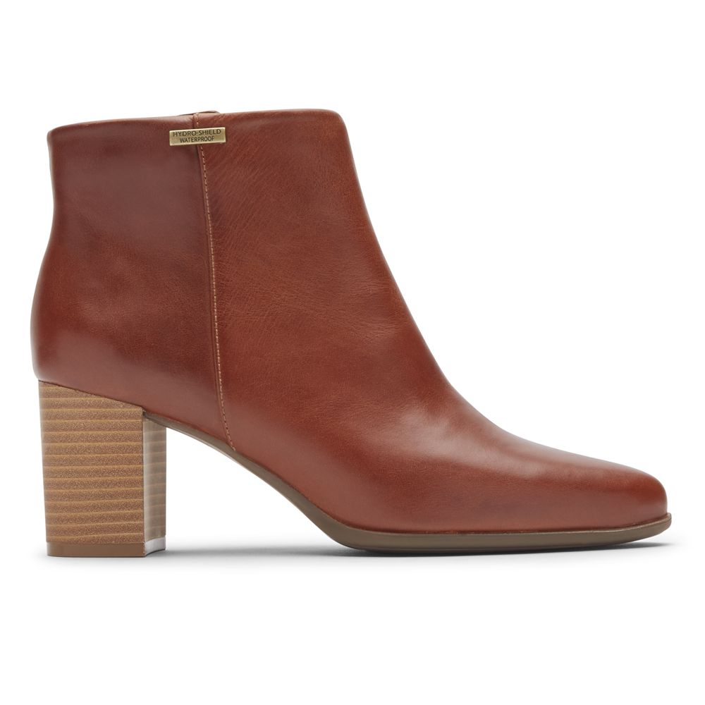 Rockport Women's Camdyn Booties - Brown - USA (1783ZYCJG)